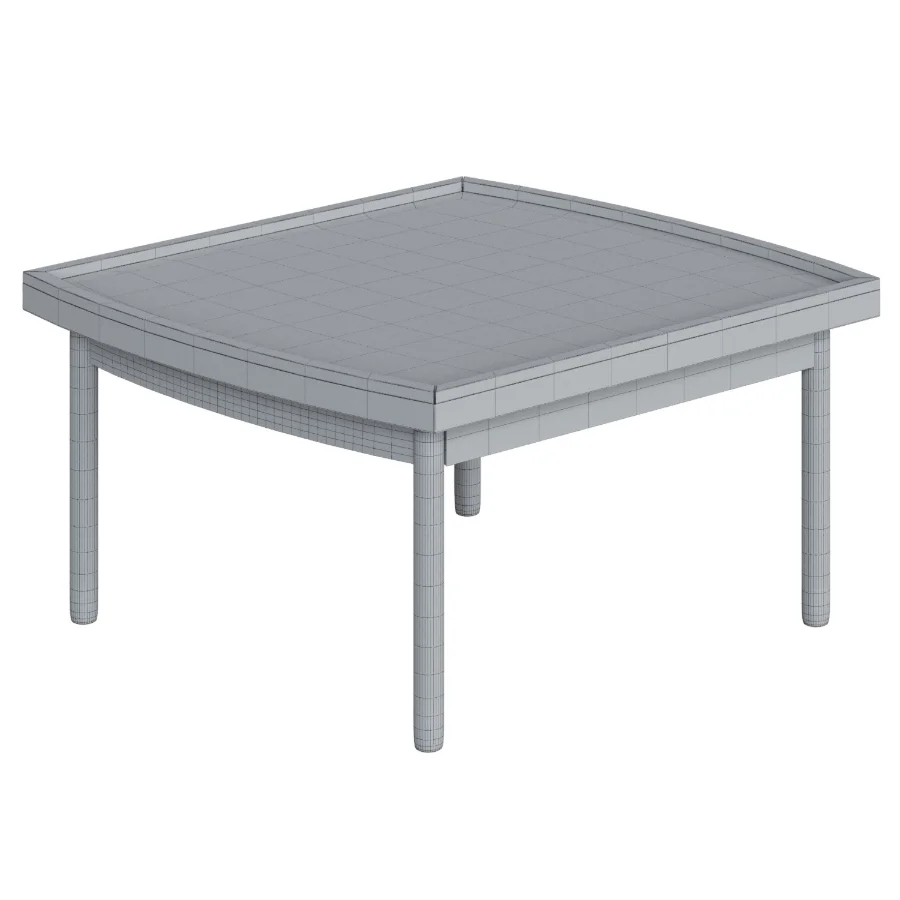 Square Wooden Coffee Table Image 2