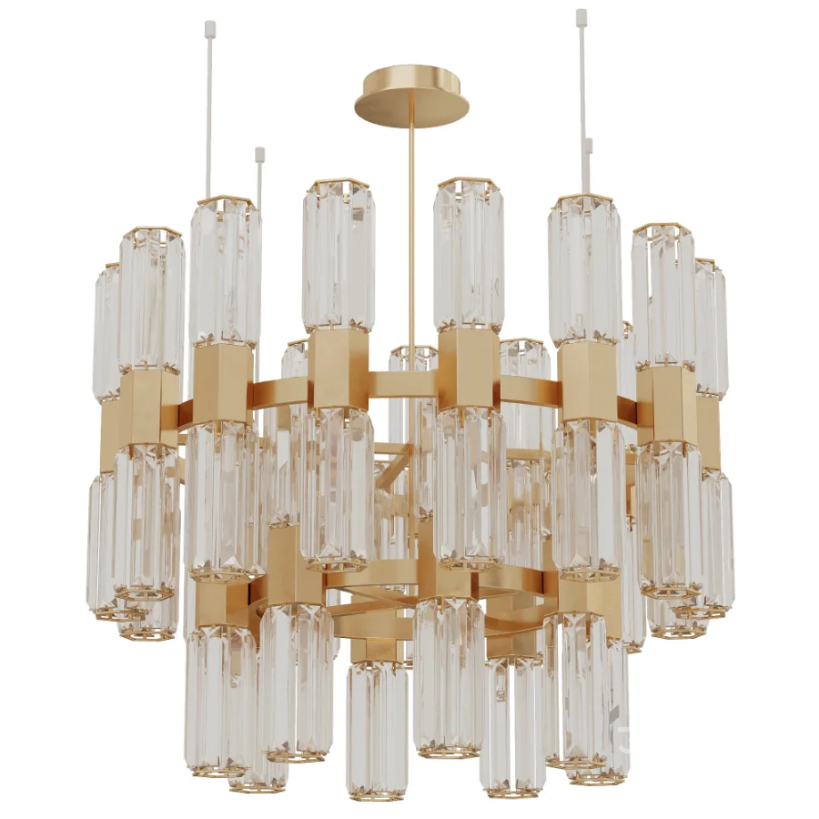 Century Chaos Crystal Chandelier Image 1