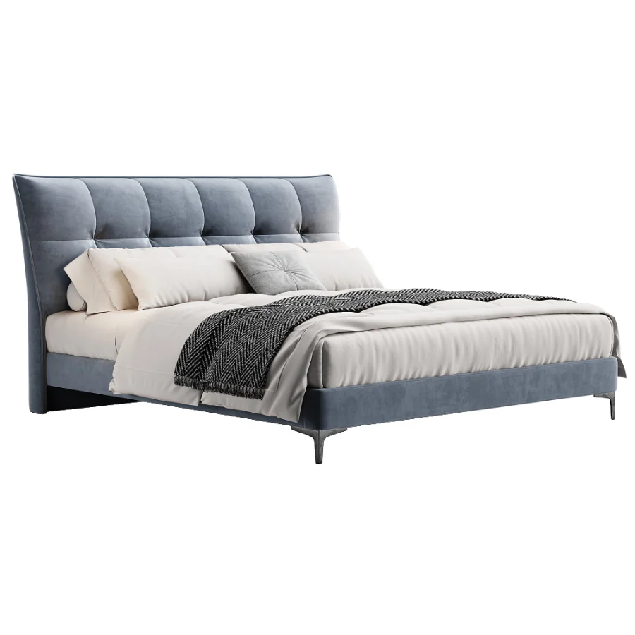 Scandinavian double bed 03 Image 1