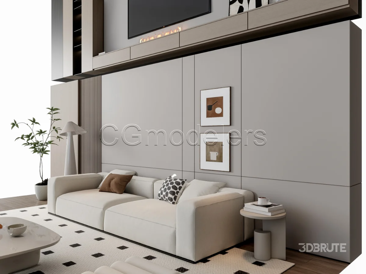 MODERN LUXURY LIVING ROOM SET 17 Image 17