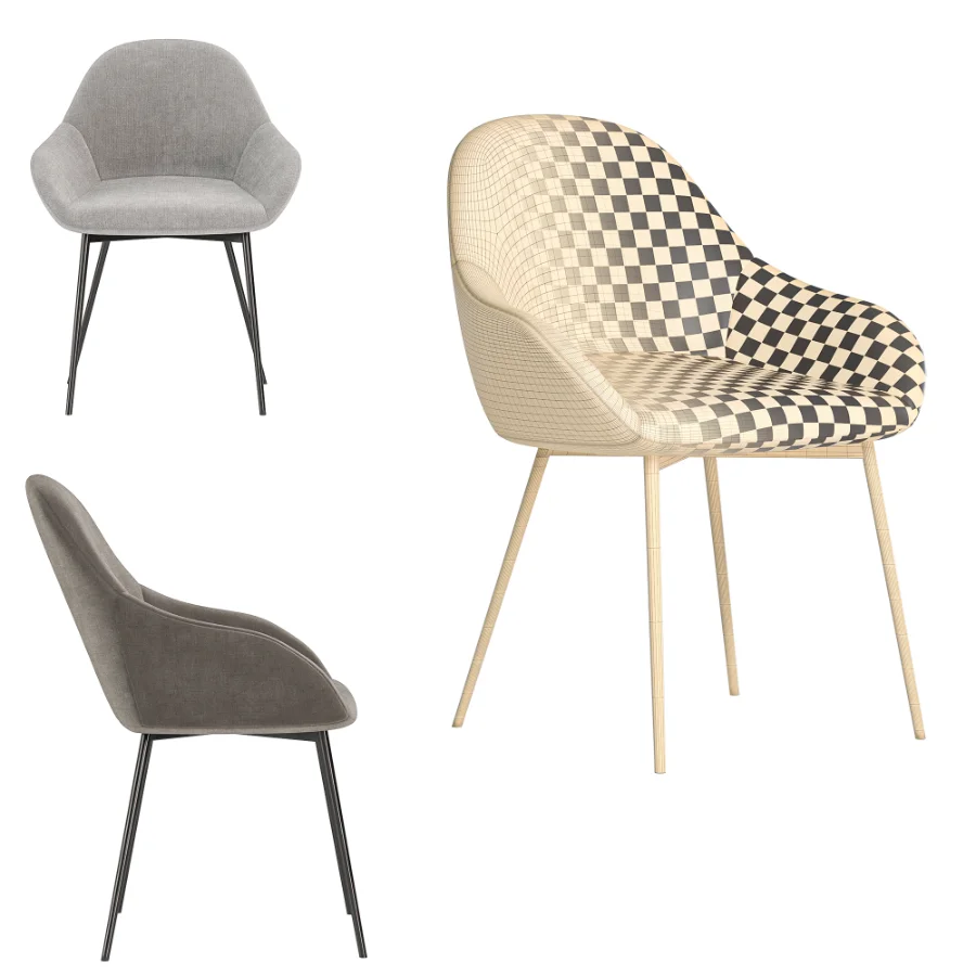 Brooke Fabric Dining Chair Image 1