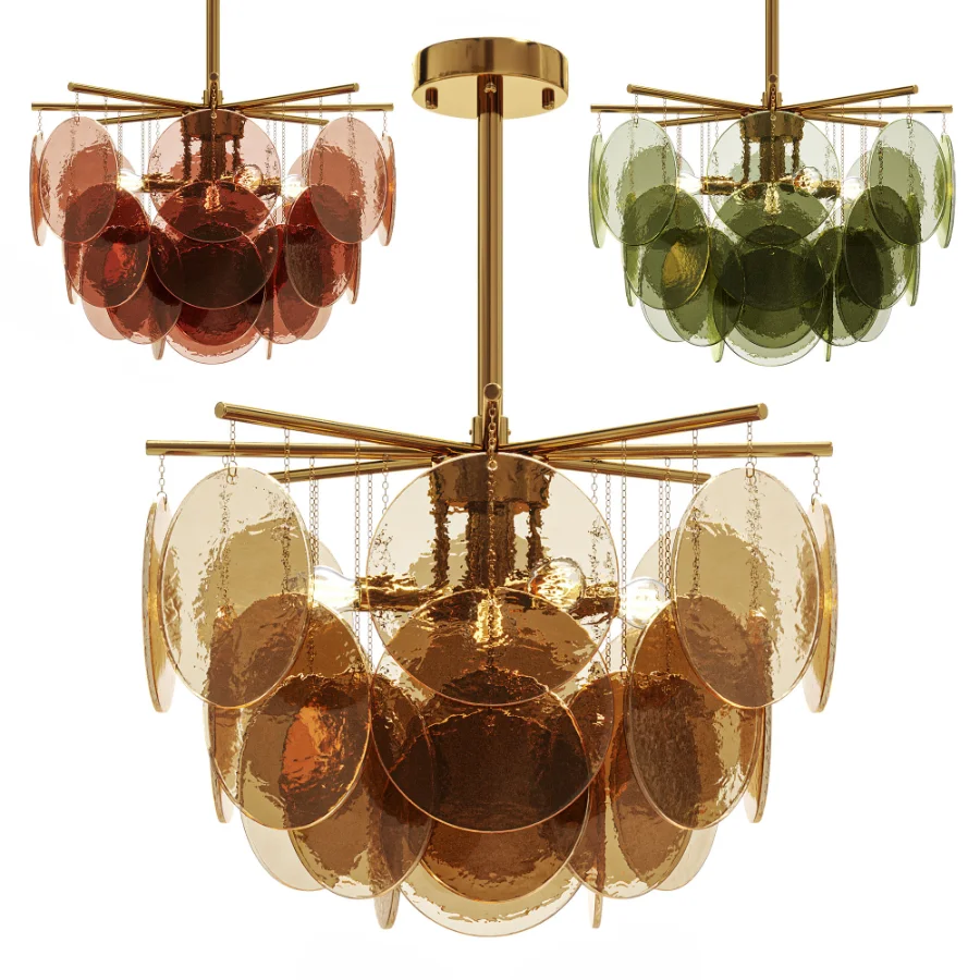 FROST B Glass Chandelier Image 3