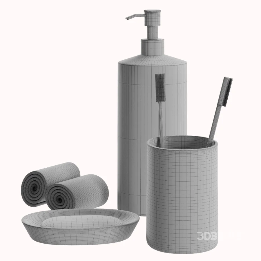 Bathroom Decorative Accessories Set Image 2