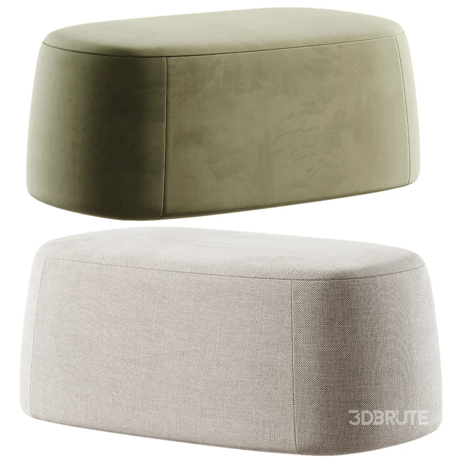 Curly 3 Ottoman by Divan Image 3