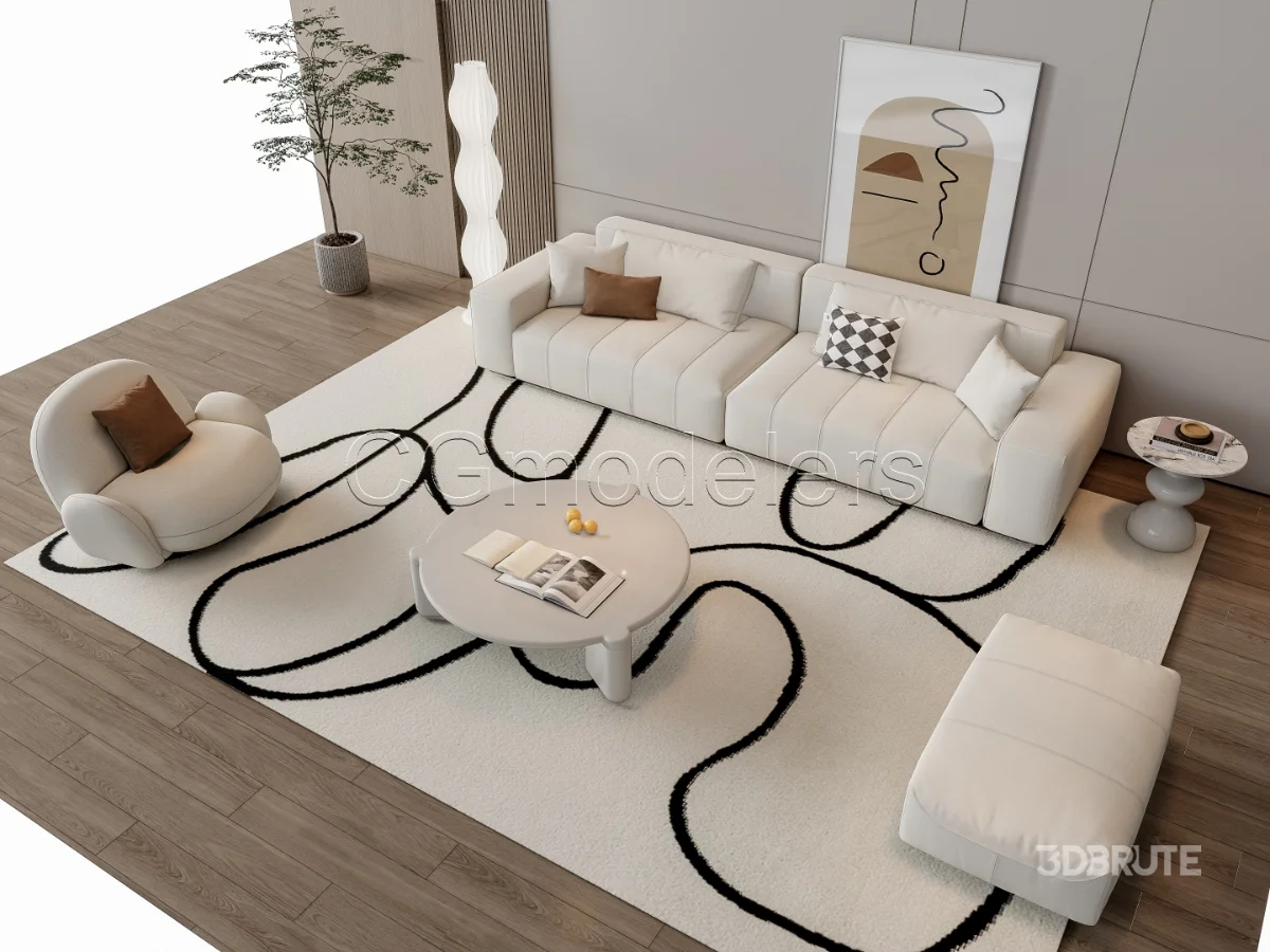 MODERN LUXURY LIVING ROOM SET 15 Image 10