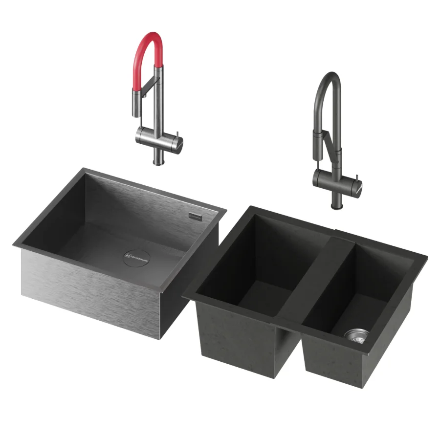 OMOIKIRI Kitchen Sinks Set Image 2