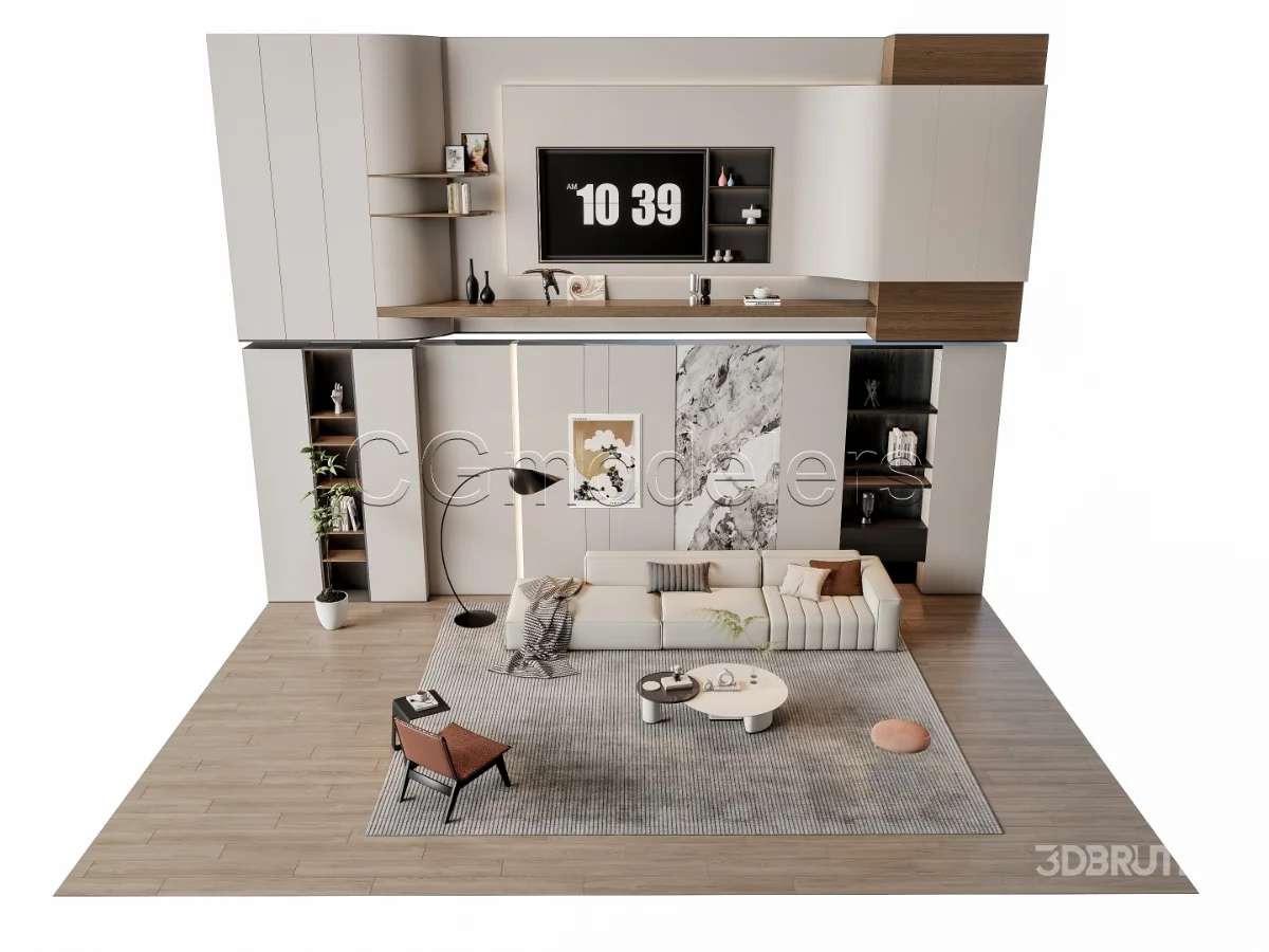 MODERN LUXURY LIVING ROOM SET 13 Image 2