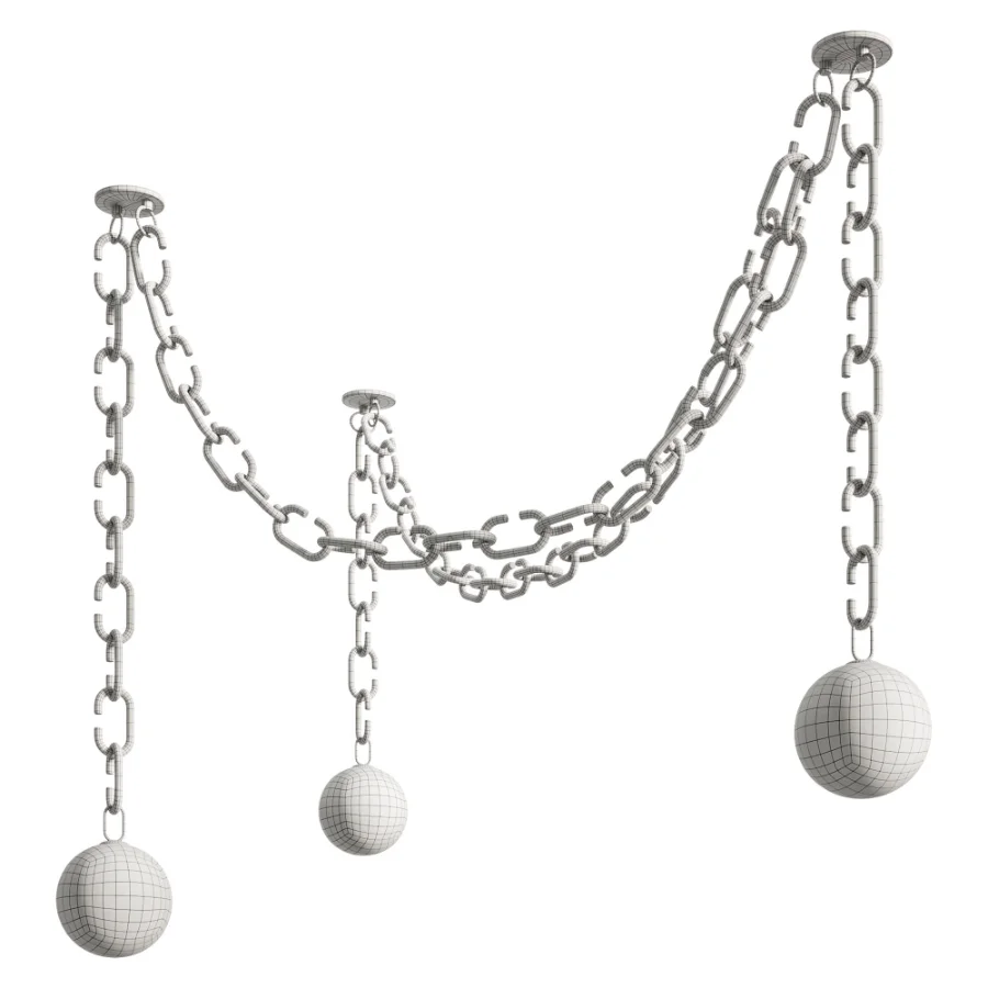 Cerine Triple Elongated Chandelier Image 3