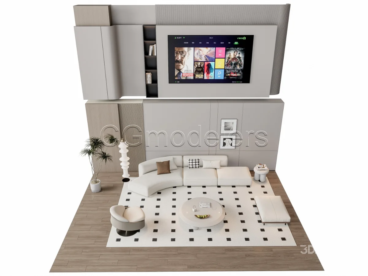 MODERN LUXURY LIVING ROOM SET 11 Image 13