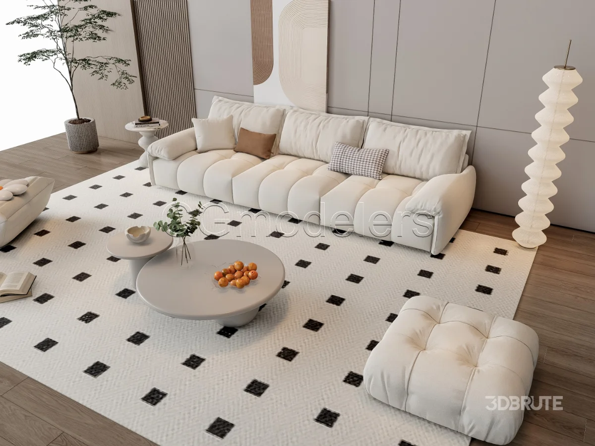 MODERN LUXURY LIVING ROOM SET 10 Image 17