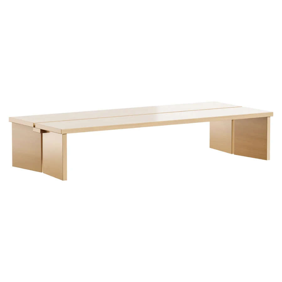 Amad oak wood coffee tables Image 3