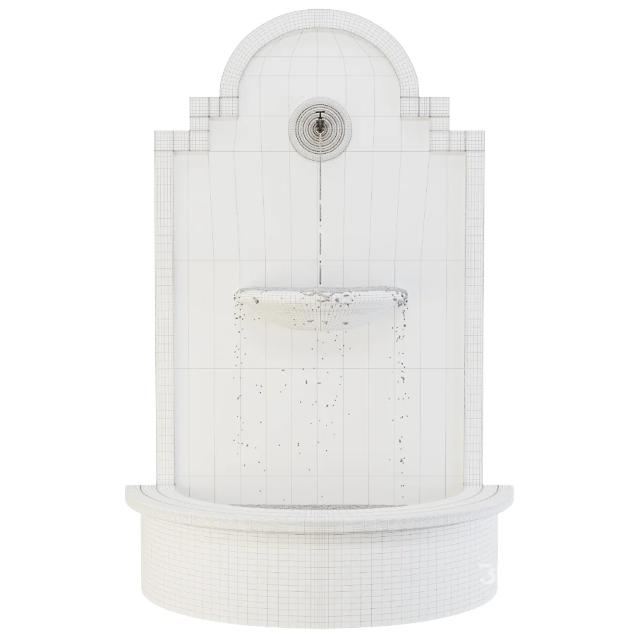 Mediterranean Mosaic Wall Fountain Image 1