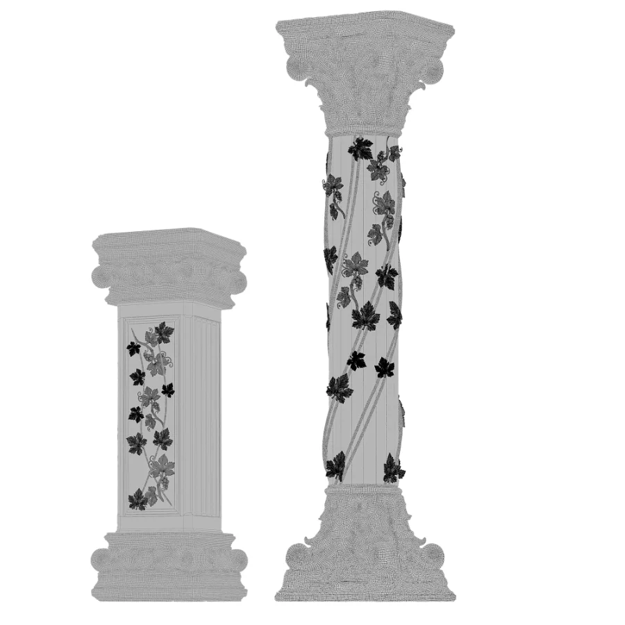 Classic Corinthian Column Collection 02 Image 1