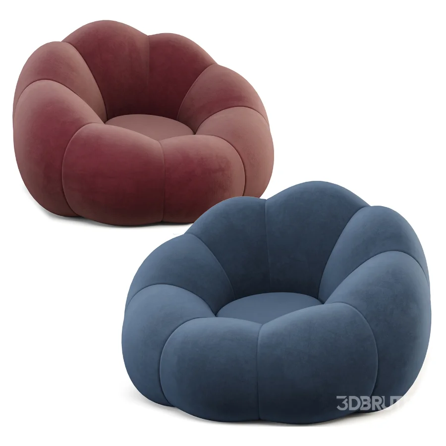 bean bag pumpkin chair Image 1
