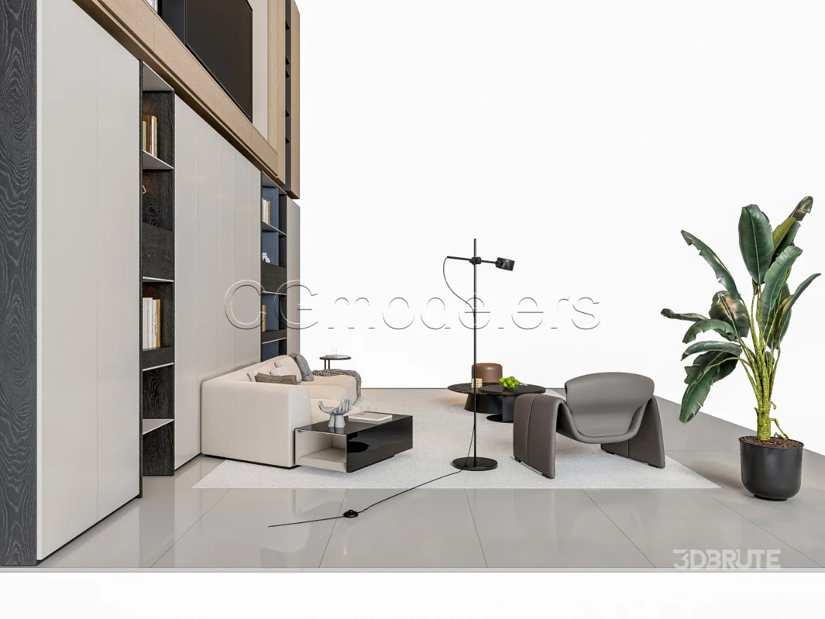 MODERN LUXURY LIVING ROOM SET 4 Image 15