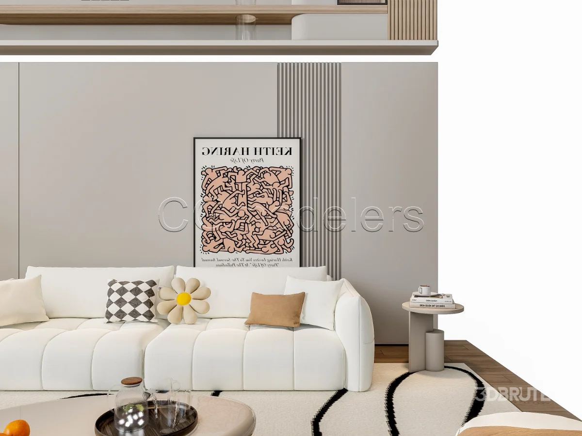 MODERN LUXURY LIVING ROOM SET 5 Image 17