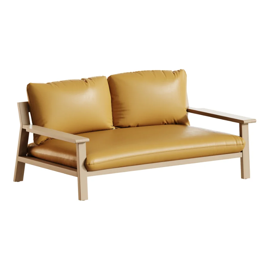 Amir 2-Seater Outdoor Day Bed in Acacia Image 5