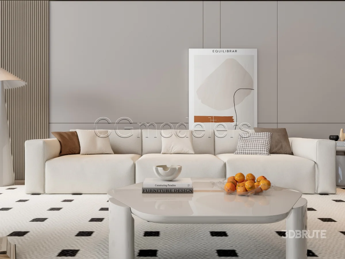 MODERN LUXURY LIVING ROOM SET 17 Image 1
