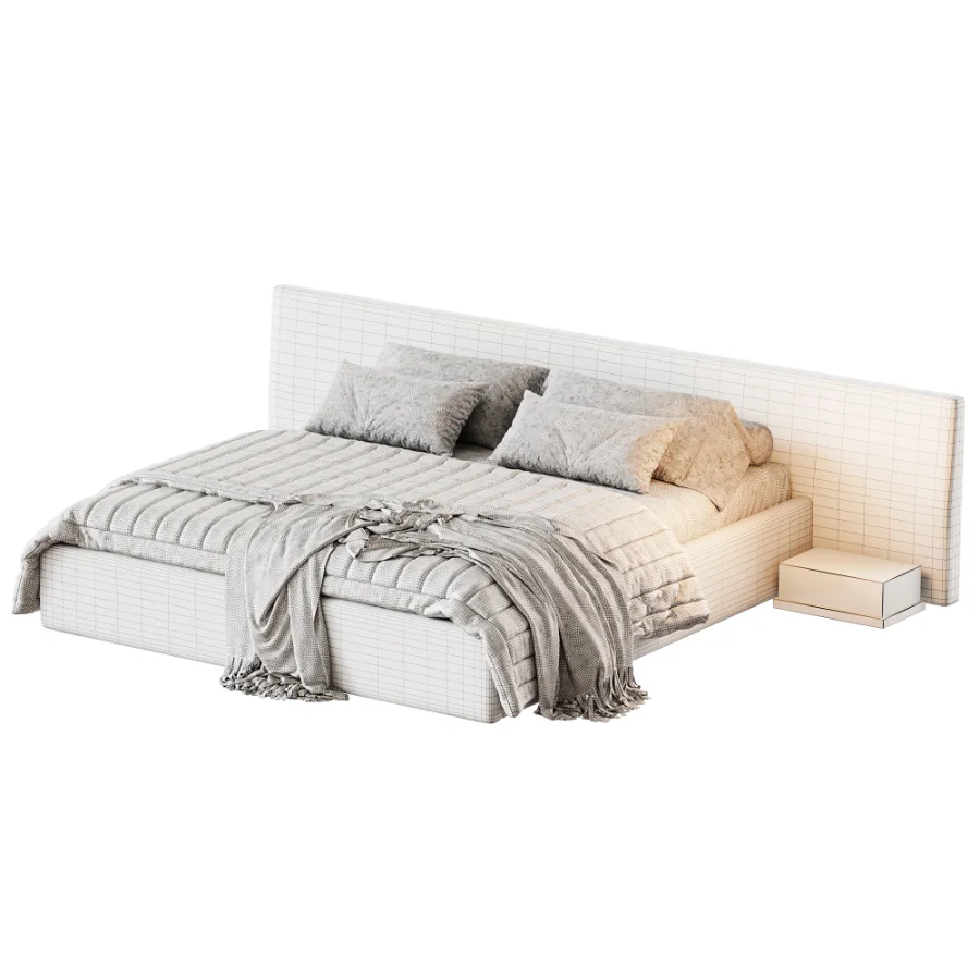 Minimalistic style bed Image 4