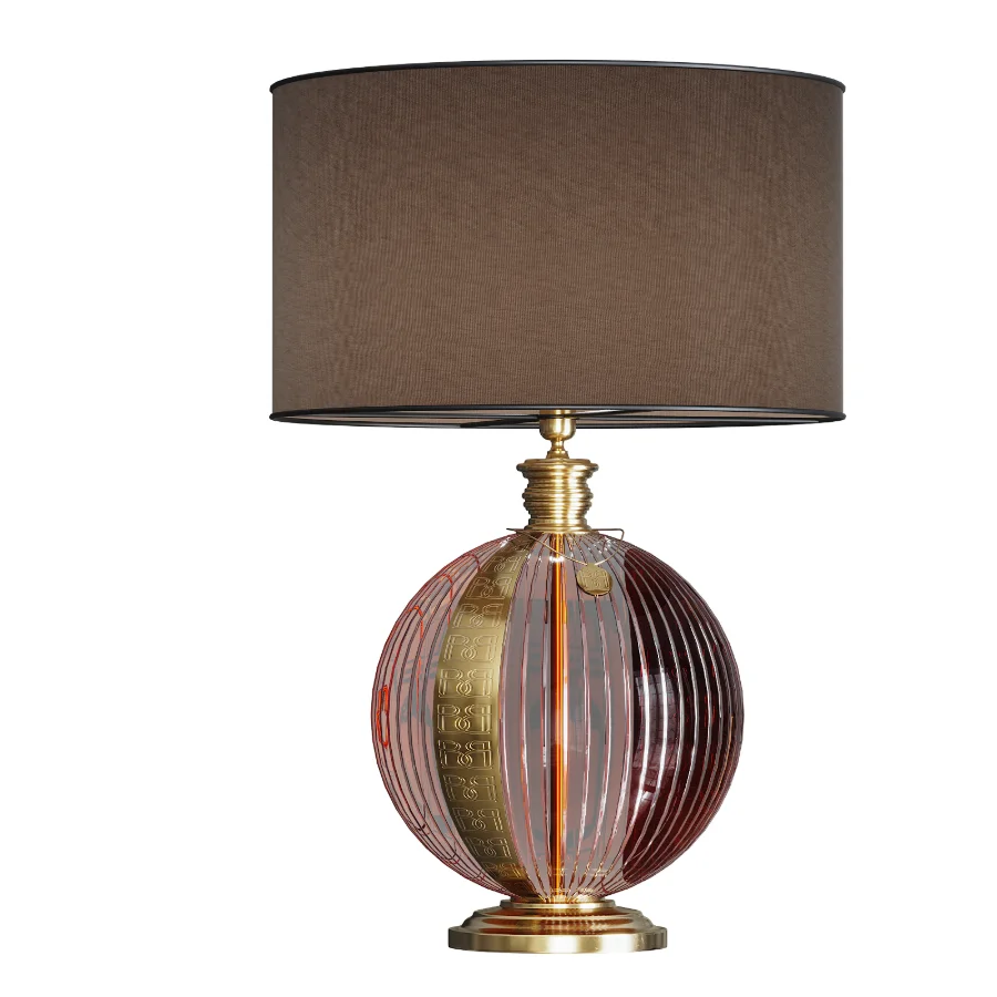 Baldi Home Jewels Lucciola Green Crystal Table Lamp Image 1
