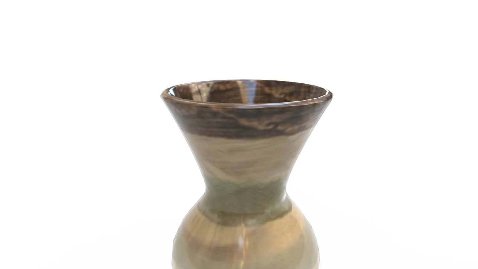 Bradburn Home Double Gourd Stripe Floor Vase Image 5