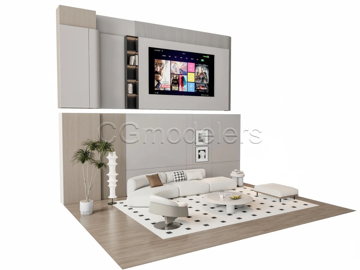 MODERN LUXURY LIVING ROOM SET 11 Image 5