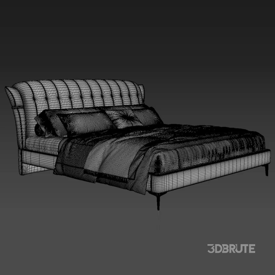 Scandinavian double bed 05 Image 2