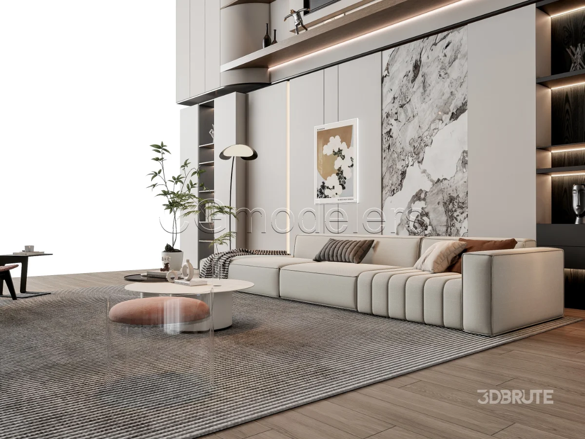 MODERN LUXURY LIVING ROOM SET 13 Image 13