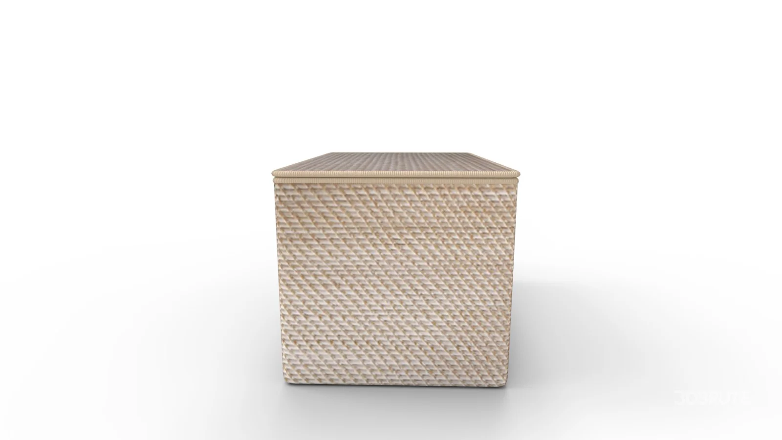 Modern Weave Lidded Storage Basket Image 6