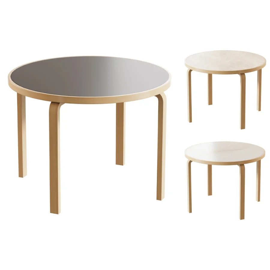 Artek Alvar Aalto Round Table 90A Image 1