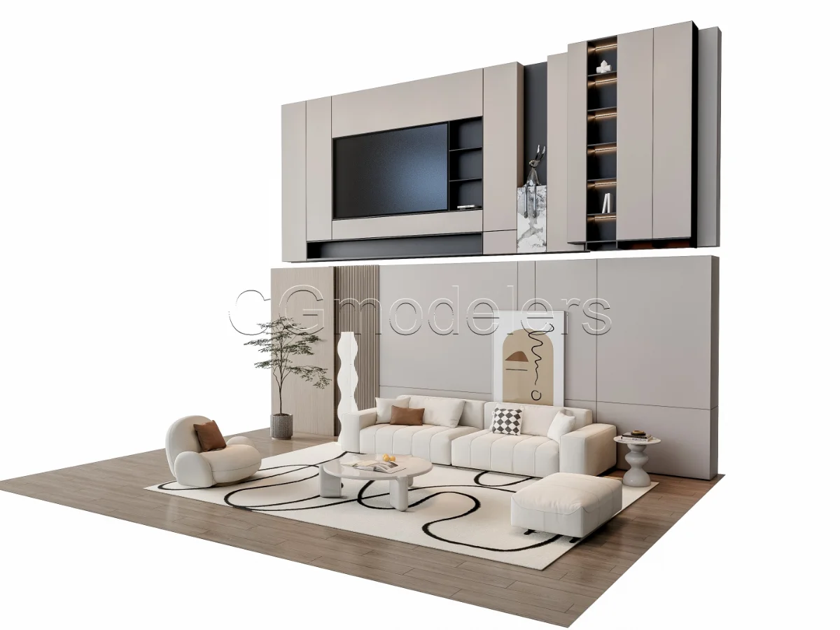 MODERN LUXURY LIVING ROOM SET 15 Image 11
