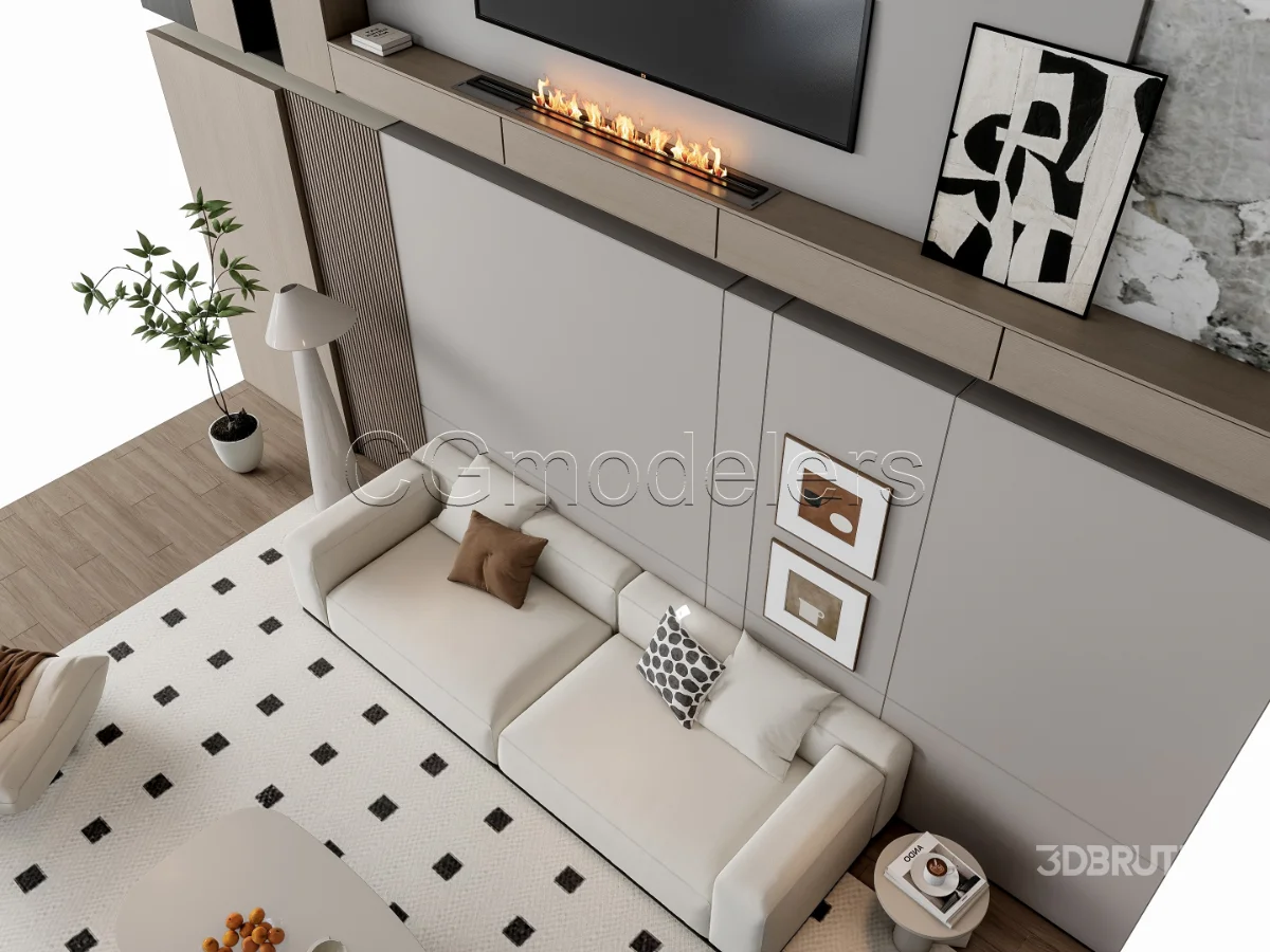 MODERN LUXURY LIVING ROOM SET 17 Image 8