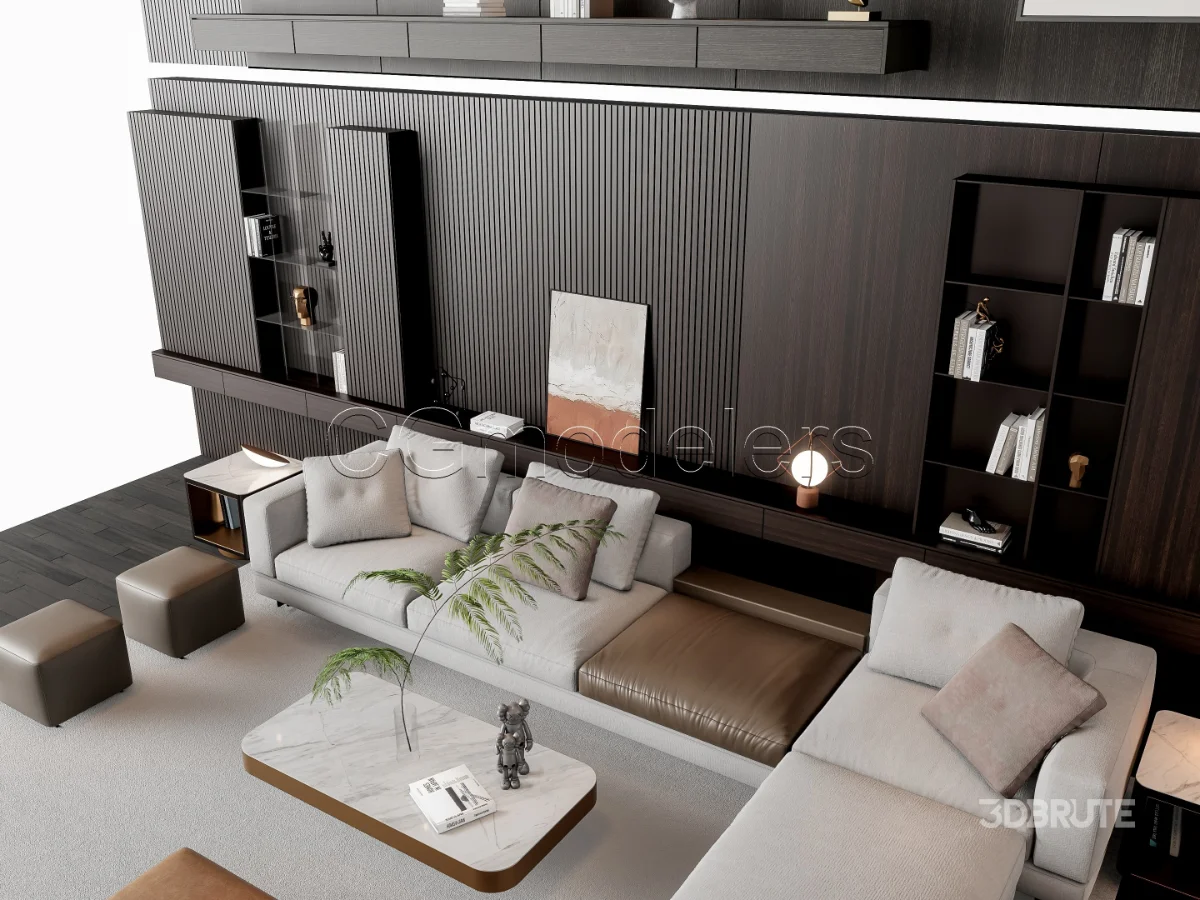 MODERN LUXURY LIVING ROOM SET 16 Image 10