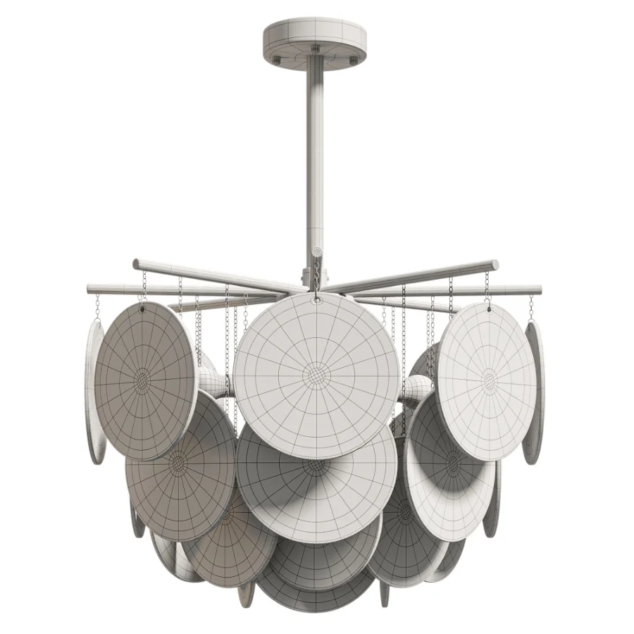 FROST B Glass Chandelier Image 2