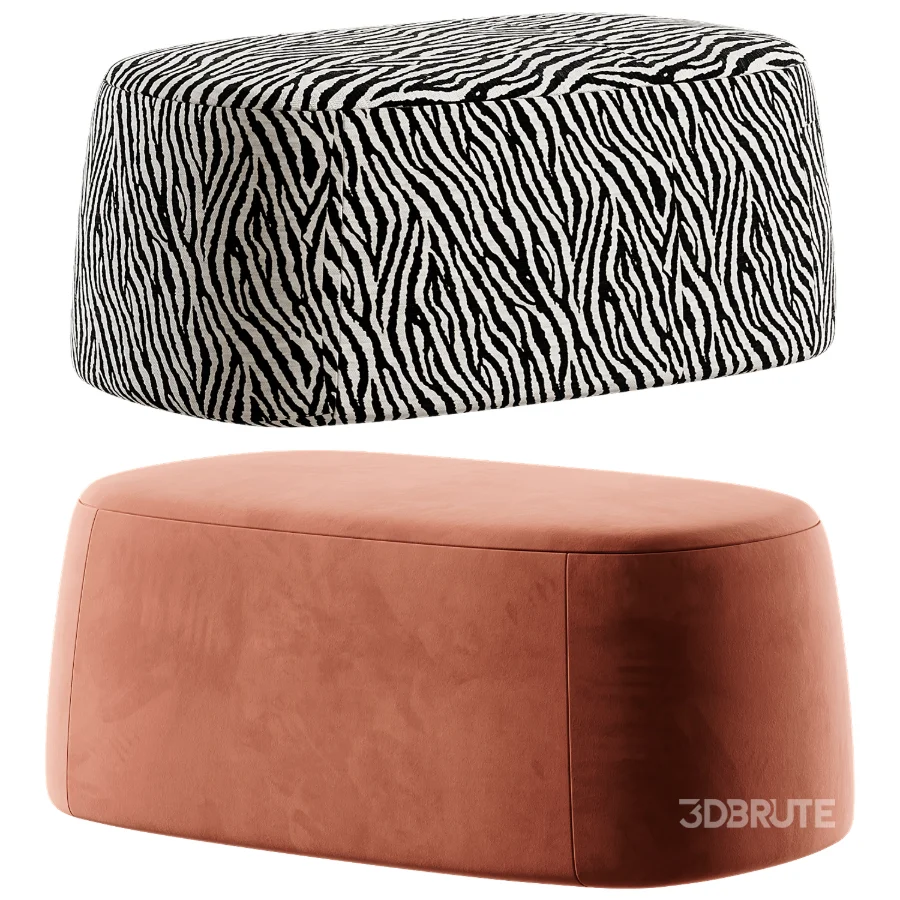 Curly 3 Ottoman by Divan Image 4