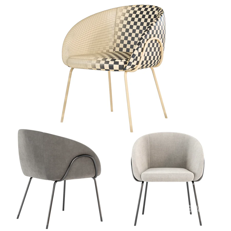 Xander Fabric Dining Chair Image 2