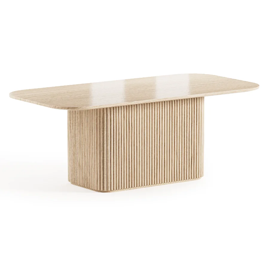 LESLIE ARMCHAIR and Dining Table Image 1