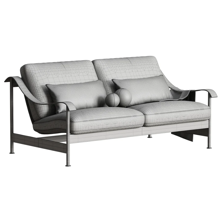 Outdoor Sandy Three Seater Sofa 02 Image 4