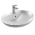 WeltWasser Elbach 1147 White Gloss Countertop Washbasin - Thumbnail 1