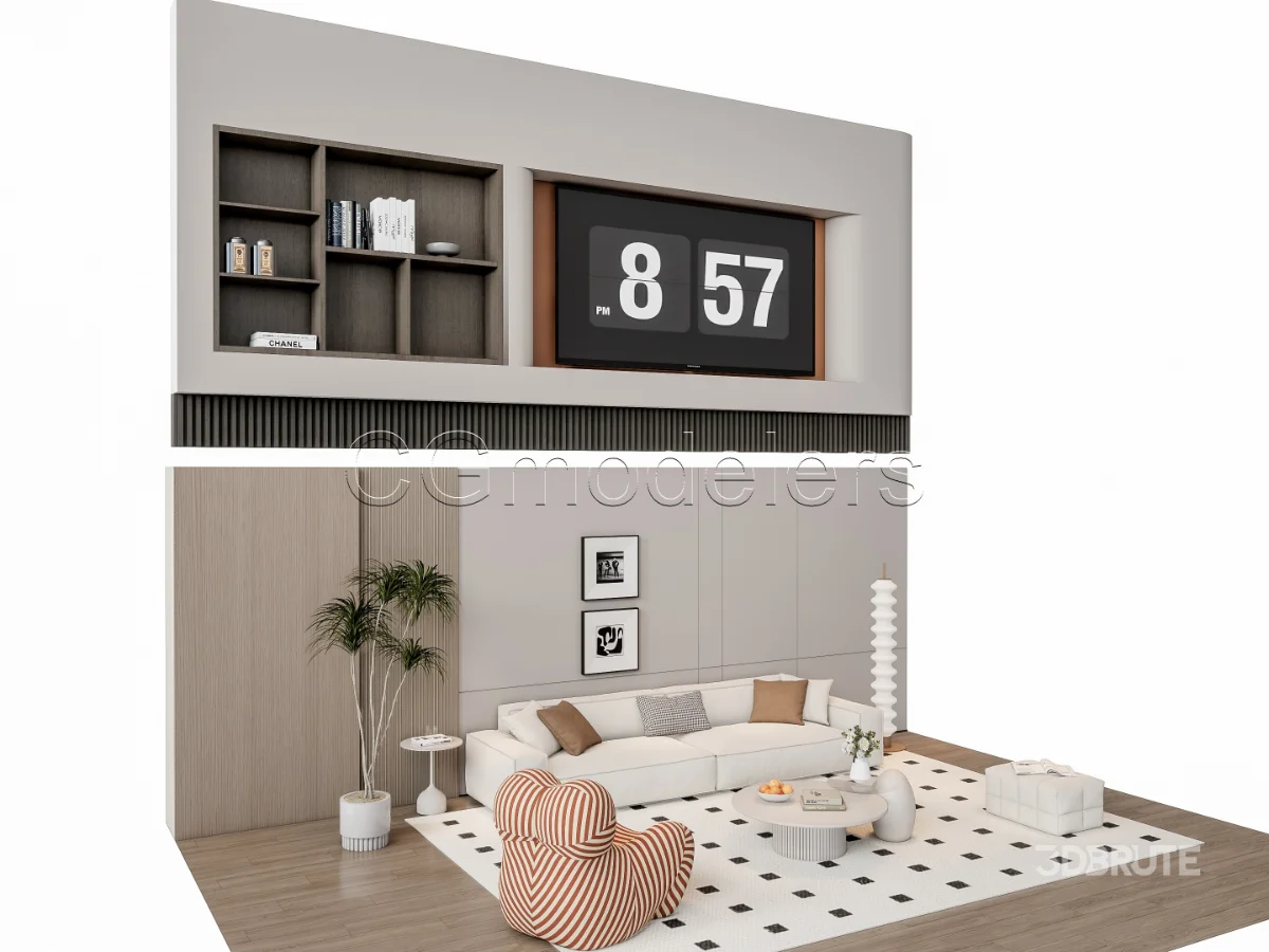 MODERN LUXURY LIVING ROOM SET 12 Image 7