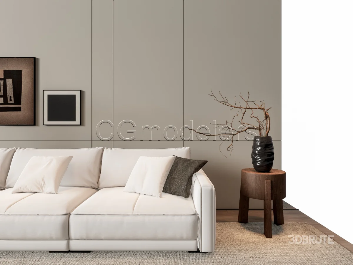 MODERN LUXURY LIVING ROOM SET 8 Image 12