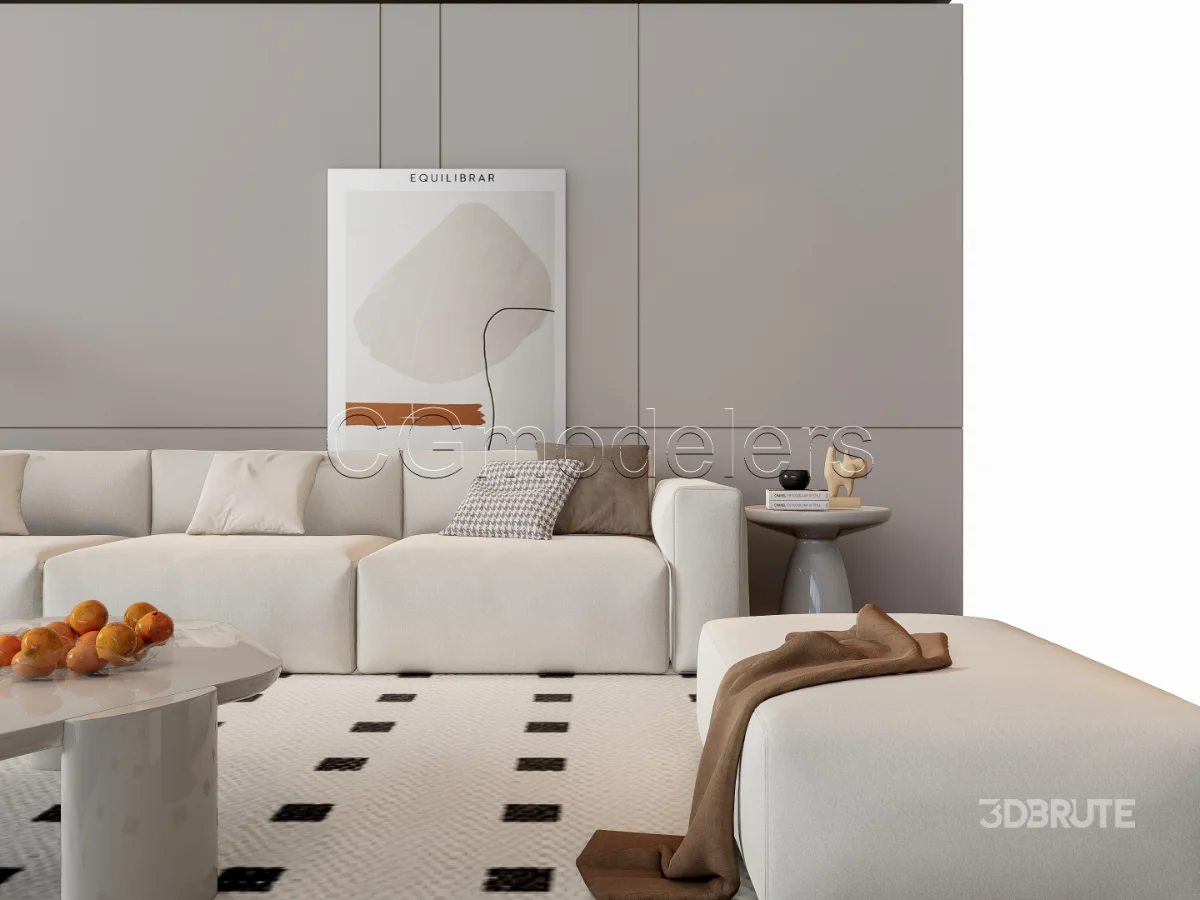 MODERN LUXURY LIVING ROOM SET 17 Image 17