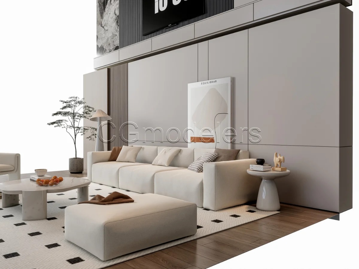 MODERN LUXURY LIVING ROOM SET 17 Image 19