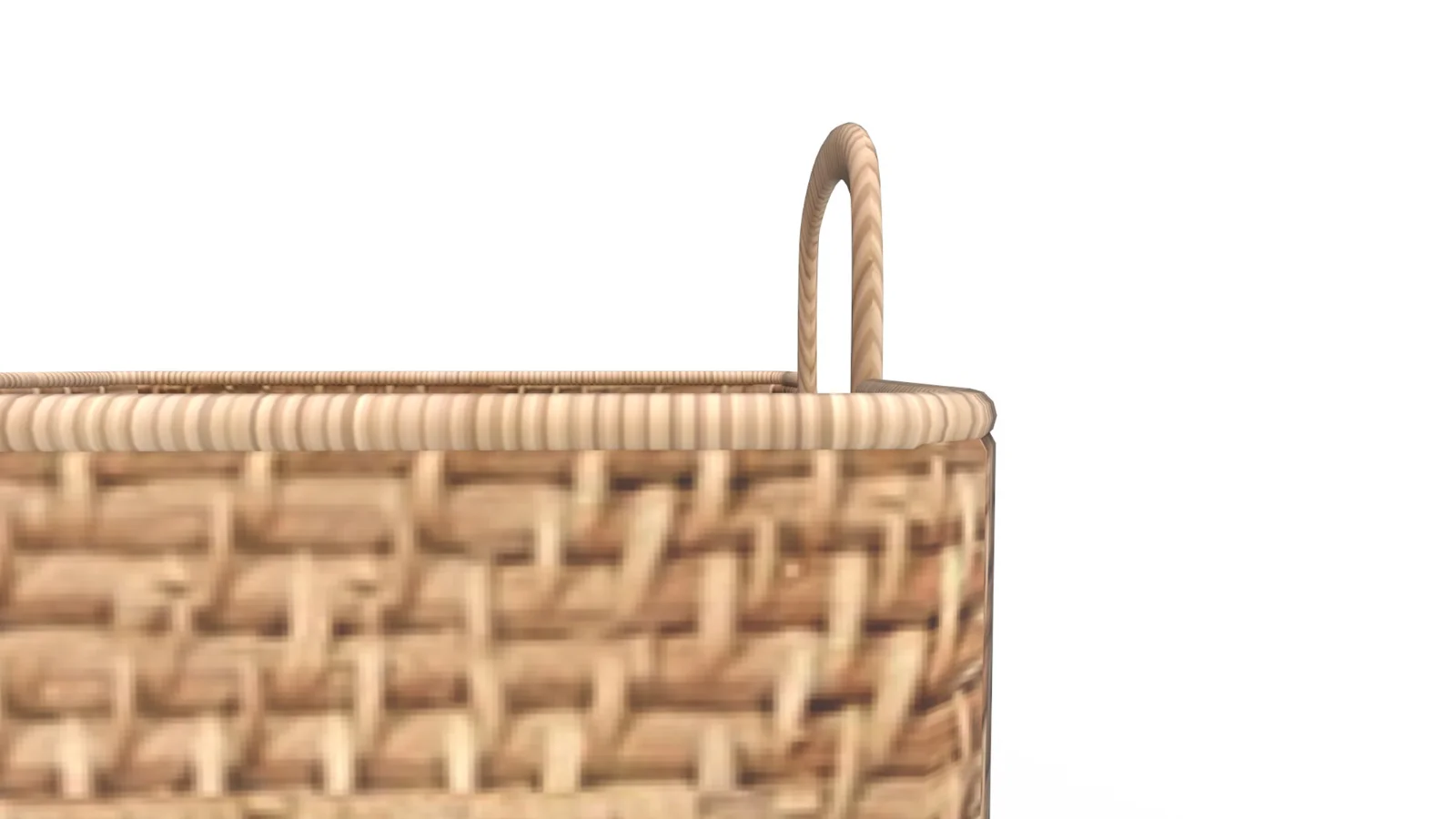 Modern Weave Tall Handle Basket Image 10