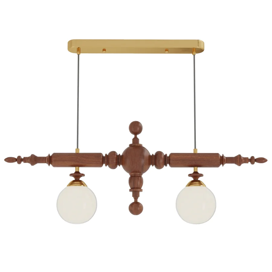Cambridge Wooden Chandelier Image 2