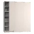 Glass Bookcase Display Cabinet with Decor - Thumbnail 2