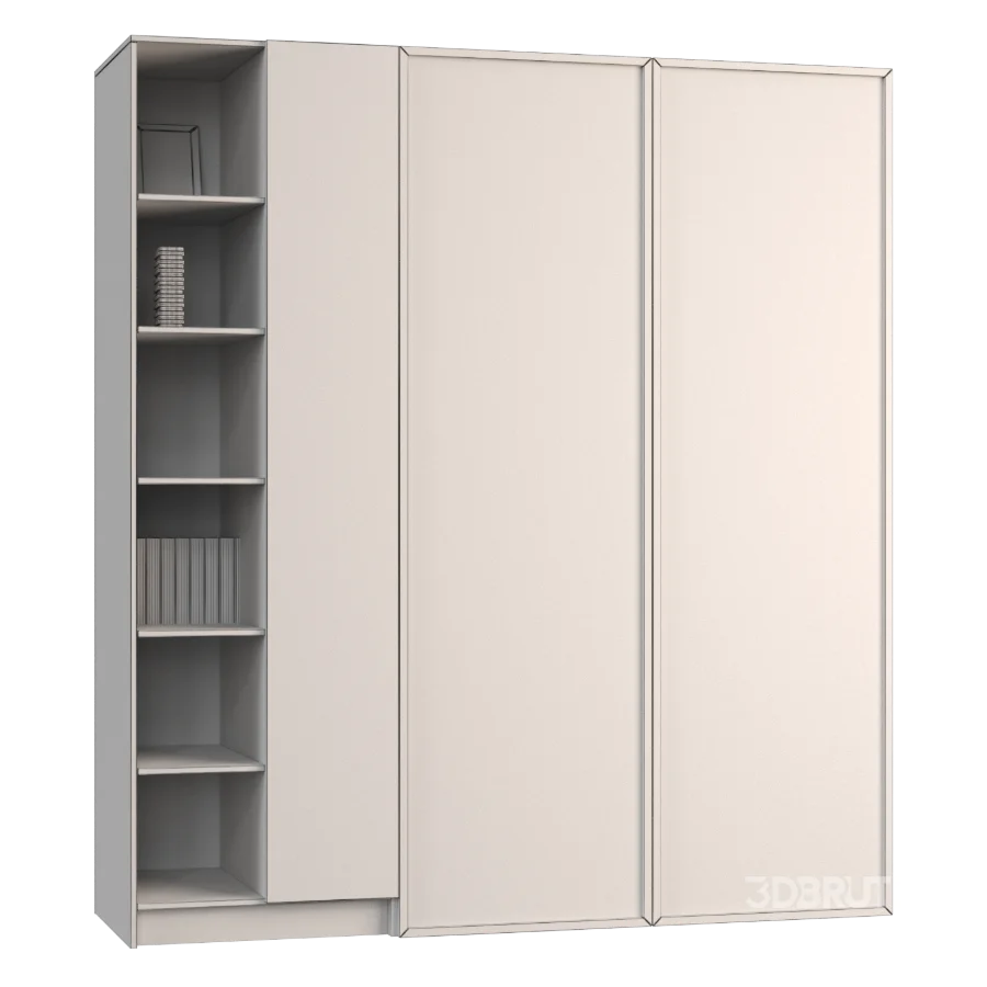 Glass Bookcase Display Cabinet with Decor Image 2