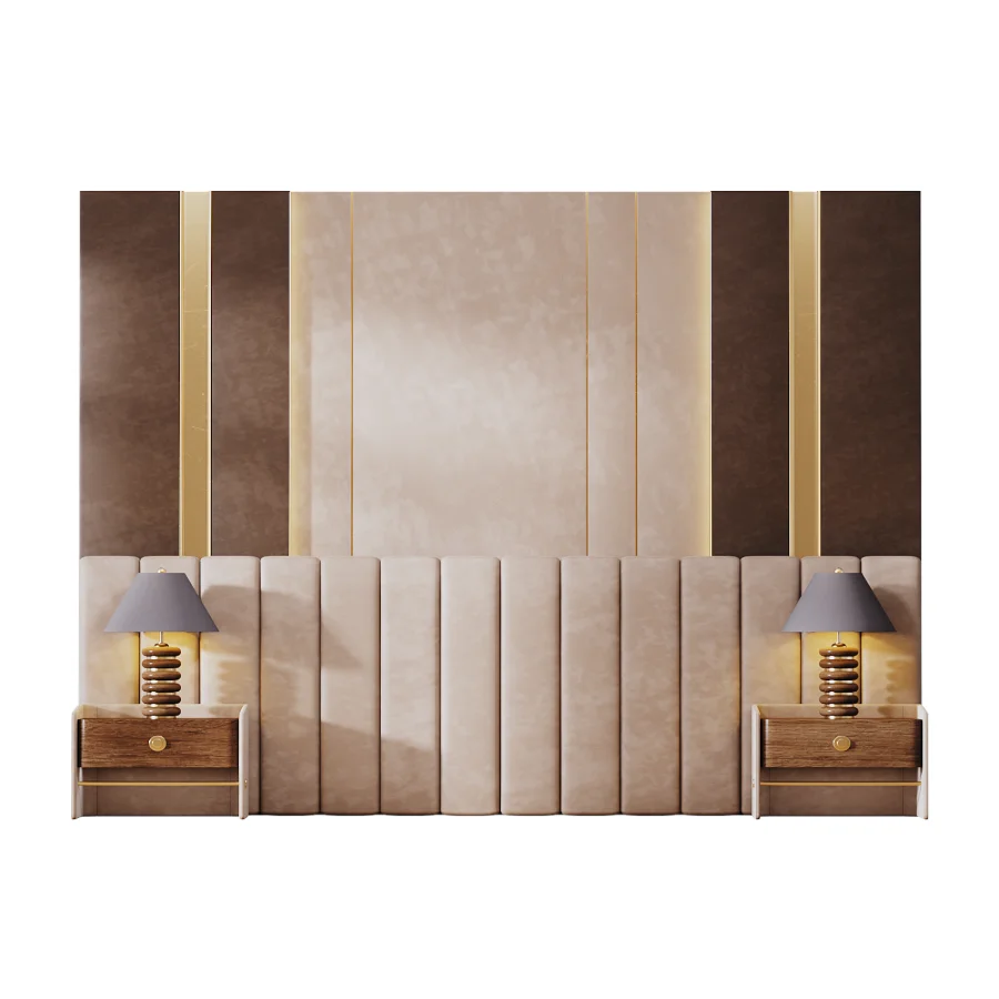 Modern style bedroom headboard set 003 Image 2