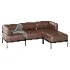 Leather Corner Sofa - Thumbnail 1