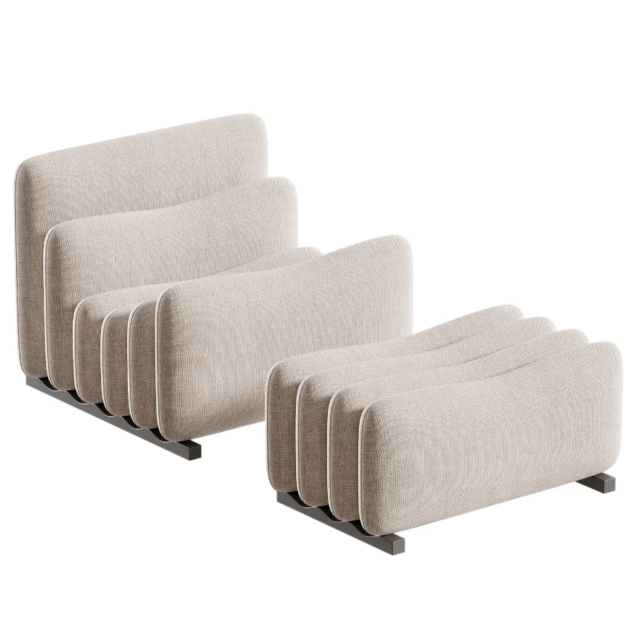 Additional System Armchair with Footstool Image 1